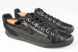 Louis Vuitton Sneakers EUR 44 black shoes authentic luxury leather Challenge low top sneaker zip up