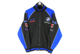 Vintage BMW Full Zip Cardigan Small sweatshirt 00s racing