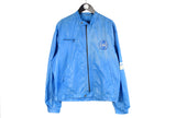 Vintage Volvo Jacket Large / XLarge blue full zip 90's windbreaker