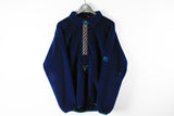 Vintage Helly Hansen Fleece Large navy blue 90s winter sport outdoor ski sweater
