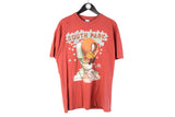 Vintage South Park 2001 T-Shirt XLarge red big logo 00s cartoon Kenny comedy central tee