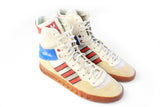 Vintage Adidas High Top Sneakers white retro 80s 90s trainers mid shoes