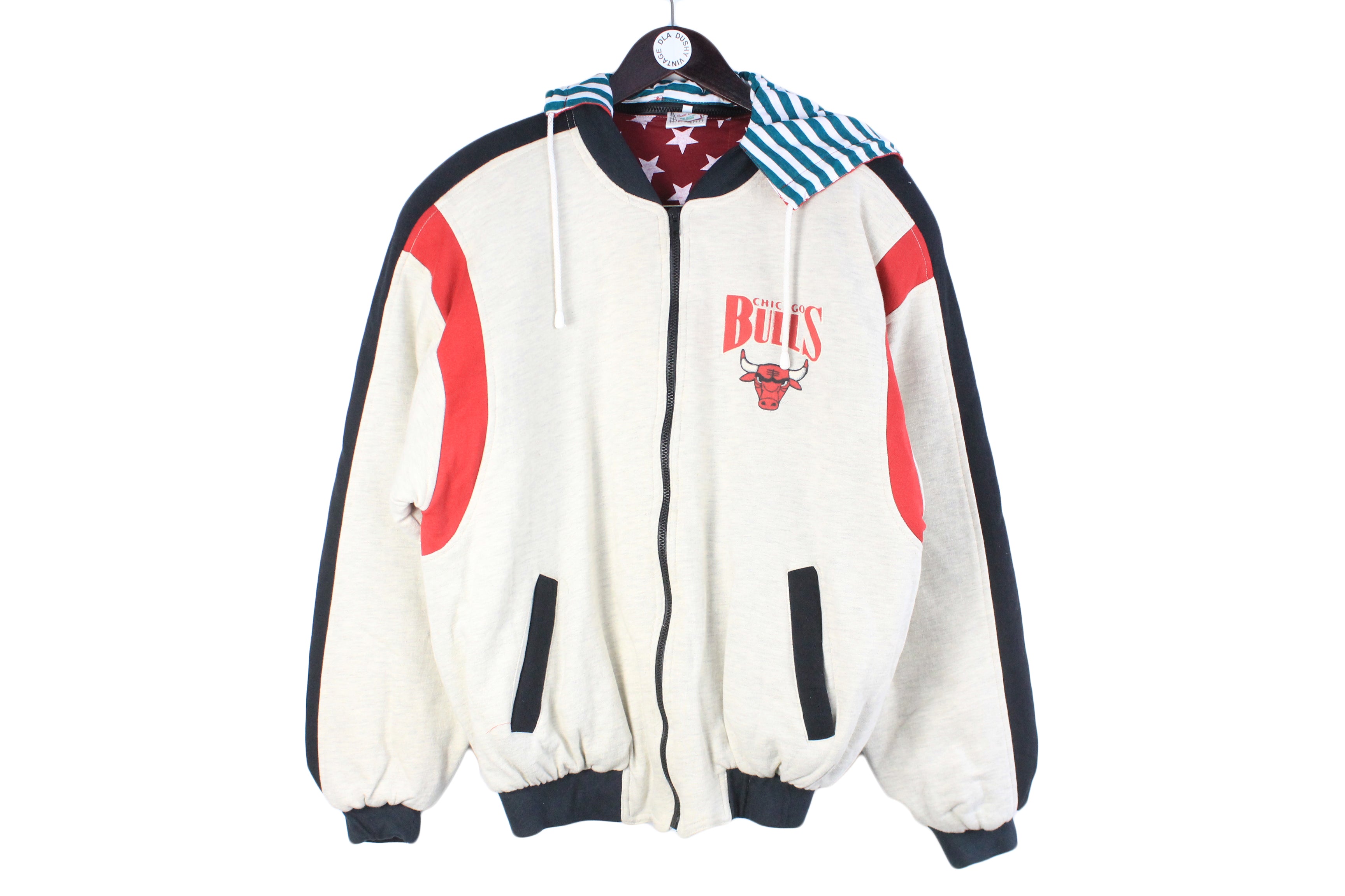 DregsThreads Chicago Bulls Adidas Full Zip Hoodie | Vintage Y2K Basketball NBA Sportswear