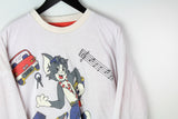 Vintage Tom And Jerry Double Sided Sweatshirt Small