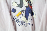 Vintage Tom And Jerry Double Sided Sweatshirt Small