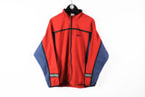 Vintage Nike Track Jacket Large red running light wear windbreaker