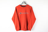 Vintage Champion Sweatshirt Medium red big logo