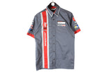 Porsche Shirt gray racing authentic rally Lechner blouse