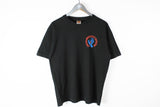Vintage Santa Cruz T-Shirt Large black big logo hand tee Skateboarding