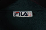 Vintage Fila Fleece Snap Buttons XLarge
