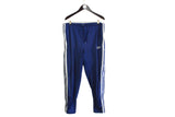 Vintage Reebok Track Pants blue sport wear authentic athletic brand 90's 80's style sport retro rare clothing