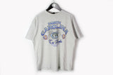Vintage North Carolina Tar Heels 1997 T-Shirt Medium gray big logo 90's NFL football sport cotton tee