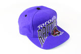 Vintage Toronto Raptors Cap blue purple big logo NBA Basketball snapback 90s 630 of 6000 limited edition