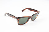 Vintage Ray-Ban BL Wayfarer Sunglasses retro classic basic style outfit 90's 80's style unisex luxury brown glasses