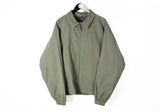Vintage Timberland Jacket Large green full zip 90's retro style USA windbreaker