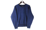 Han Kjobenhavn Sweatshirt navy blue crewneck casual minimalistic style jumper