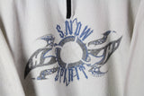 Vintage Snow Spirit Sweatshirt 1/4 Zip Small