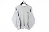 Vintage Puma Sweatshirt Medium 90s crewneck gray jumper
