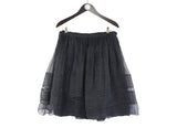 Vintage Jil Sander Skirt 40 made in Italy black mesh