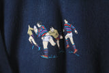 Vintage Rugby Shirt Sweater Large