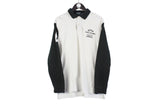 Vintage Polo by Ralph Lauren Rugby Shirt XLarge white polo club 90s 00s collared jumper
