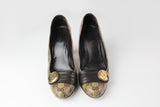 Gucci Monogram Heels Shoes Women's 38