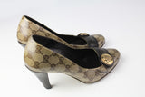 Gucci Monogram Heels Shoes Women's 38