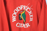 Vintage Woodpecker Cider Sweatshirt Medium