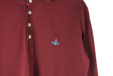 Vivienne Westwood Long Sleeve Polo T-Shirt Large