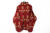 Vintage Oxbow Fleece Half Zip XXLarge