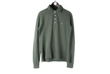 Vivienne Westwood Long Sleeve Polo T-Shirt Large green small logo collared sweatshirt