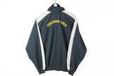 Vintage Nike Oregon Track Jacket Medium green big logo 90s sport style windbreaker USA