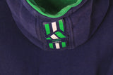 Vintage Adidas Snap Buttons Hoodie Medium