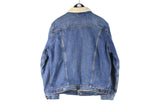 Vintage Levi's Sherpa Denim Jacket Large