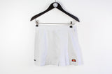 Vintage Ellesse Skirt Women's Small / Medium white tennis court sport dress 90s style