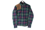 Vintage Polo by Ralph Lauren Shirt Small plaid pattern collared 90s retro USA style shirt