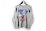 Vintage Magnum 1987 Tour Sweatshirt Small / Medium gray big logo 80s long sleeve crew neck