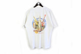 Vintage Hard Rock Cafe Munich T-Shirt XLarge big logo 90s cotton made in United Arab Emirates tee