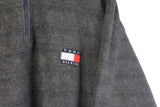 Vintage Tommy Hilfiger Bootleg Fleece 1/4 Zip Medium
