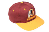 Vintage Washington Redskins Cap big logo authentic athletic USA NFL game sport headwear sport visor sun wear streetwear street style 90's rare retro clothing basic athletic outfit baseball hat American football