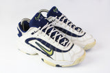 Vintage Nike Air Sneakers Women's US white blue neon green 90s sport running trainers retro style shoes