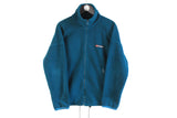 vintage BERGHAUS FLEECE full zip sweater Retro green men's authentic ski outfit winter zipped sweatshirt acid 90s 80s rare hipster casual