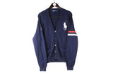 Polo by Ralph Lauren US Open 2009 Tennis Cardigan XLarge sweater 00s authentic rare jumper