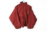 Vintage Gucci Bootleg Track Jacket Medium red embroidery logo athletic retro style windbreaker