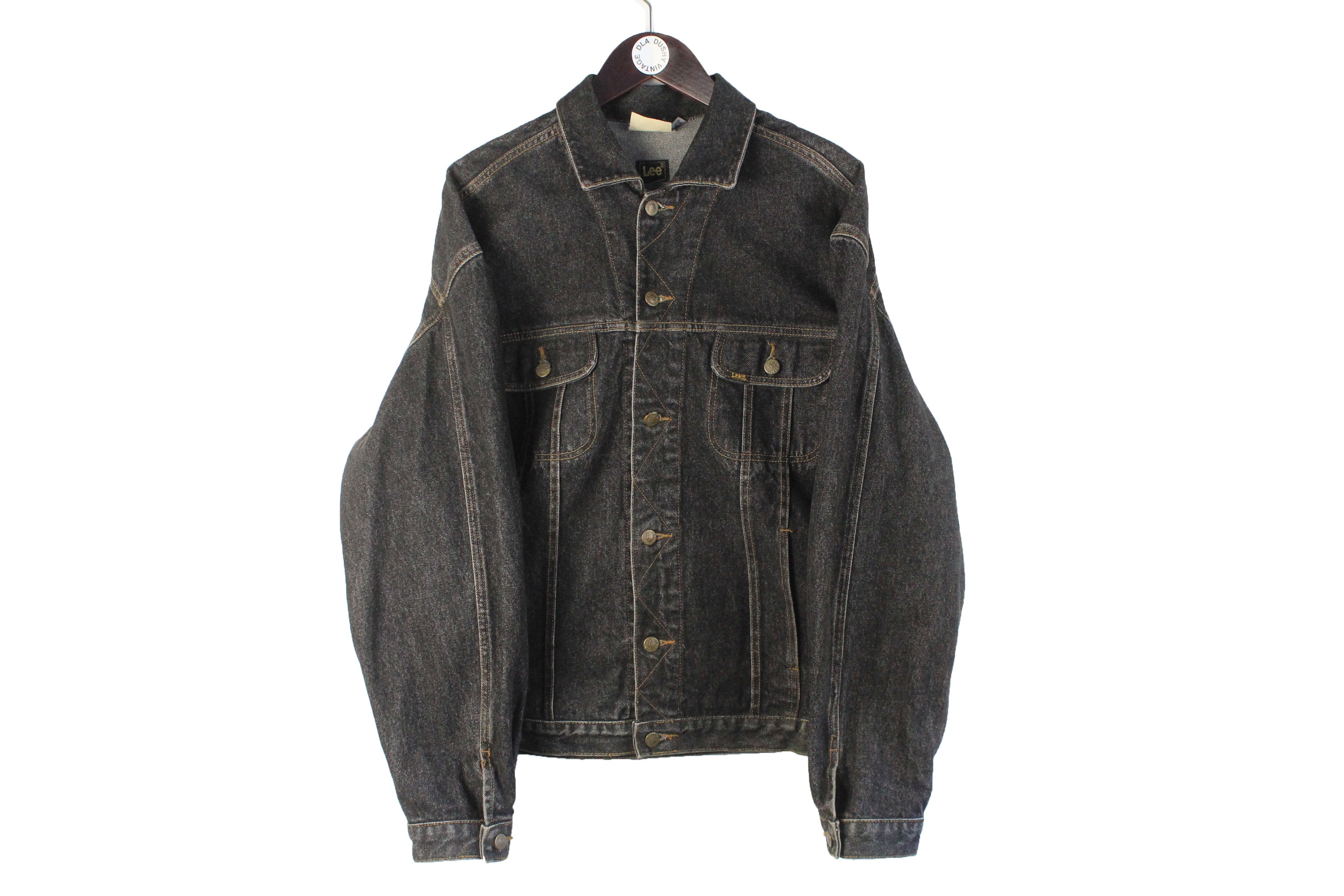 Vintage Lee Denim Jacket XLarge – dla dushy