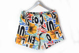 Vintage Shorts Large multicolor retro style shorts
