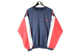 Vintage Adidas Sweatshirt Large navy blue 90s retro crewneck sport jumper big logo