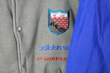 Vintage Adidas Hunter Dun Rifle Club Bomber Jacket Snap Buttons Small