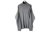 Vintage Nike Turtleneck XXLarge cotton sport style sweatshirt 90s authentic small swoosh logo