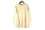 Vintage Paul & Shark Bretagne Sweater Large yellow 90s retro crewneck pullover sweater